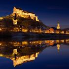Burg Burghausen zur blauen Stunde