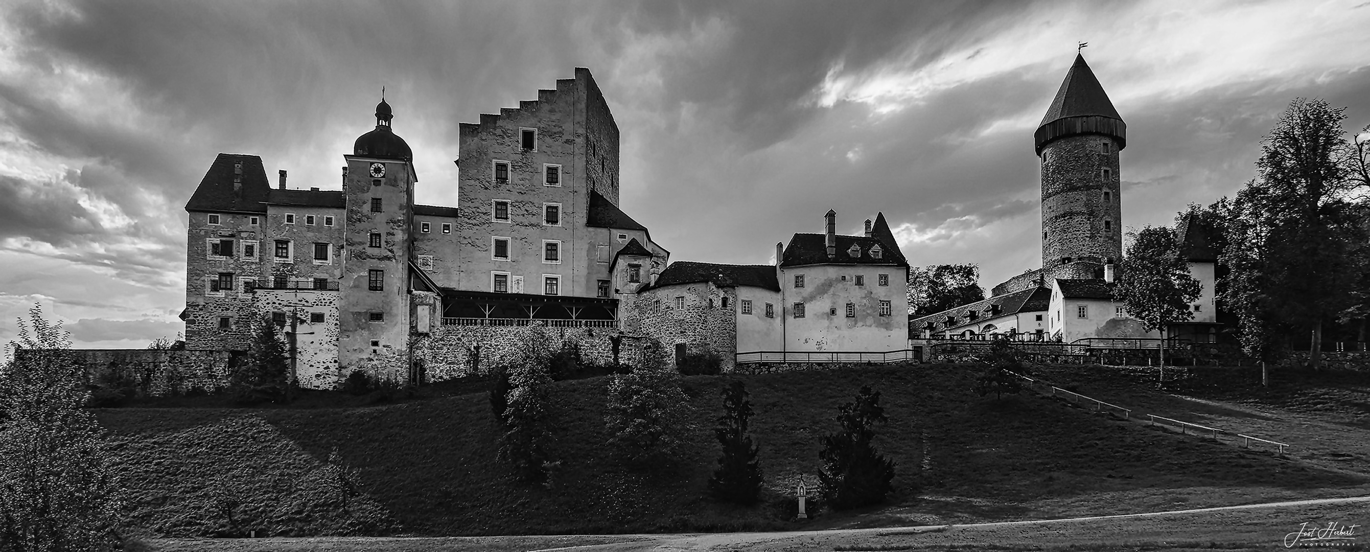 Burg Clam Foto & Bild fotos, spezial, panorama Bilder auf