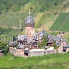 Burg Cochem in Modellbauansicht