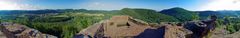 Burg Drachenfels 360 Grad