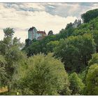 Burg Egloffstein vom Trubach aus