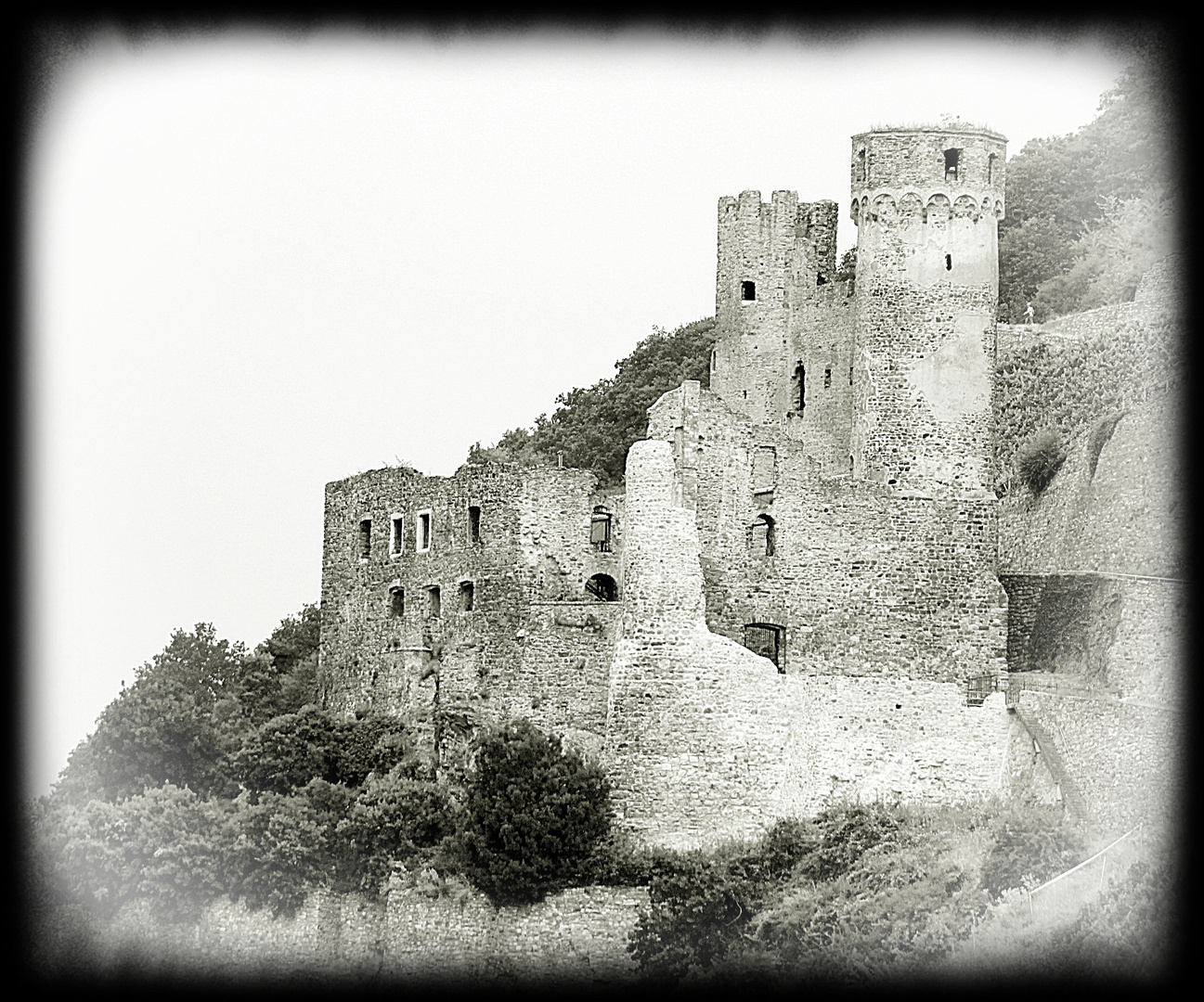 Burg Ehrenfels s/w