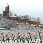 Burg eingeschneit