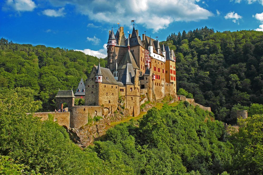 Burg Eltz vom 500DMSchein Foto & Bild architektur, motive Bilder auf