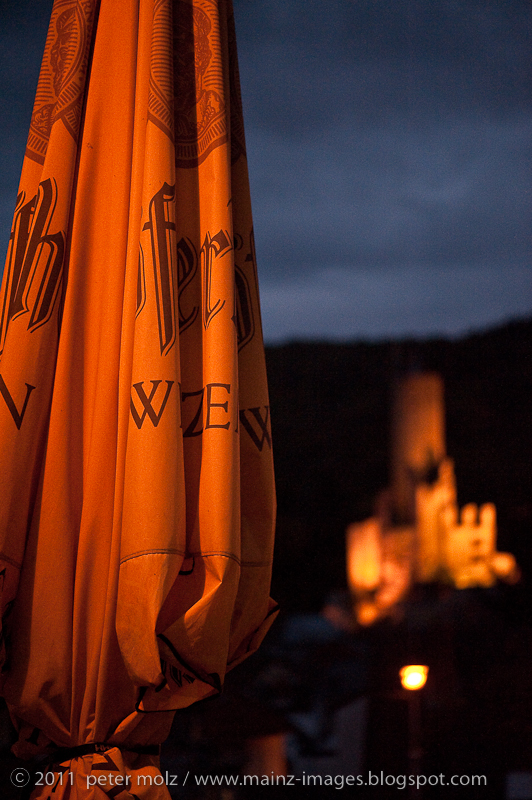 Burg Eppstein im Taunus bei Nacht