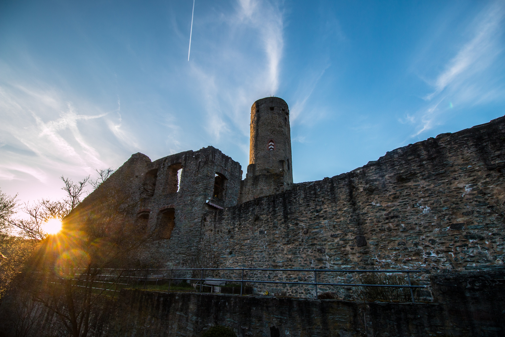 Burg Eppstein Sonnenuntergang 1