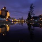 Burg Falkenberg in der blauen Stunde