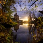 Burg Falkenfels im letzten Herbstlicht 