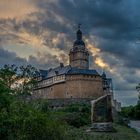 Burg Falkenstein am Abend