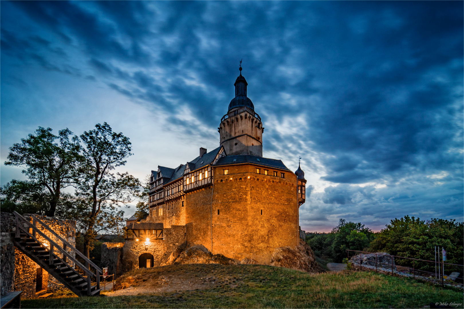 Burg Falkenstein Foto & Bild  spezial, wolken, nacht Bilder auf fotocommunity