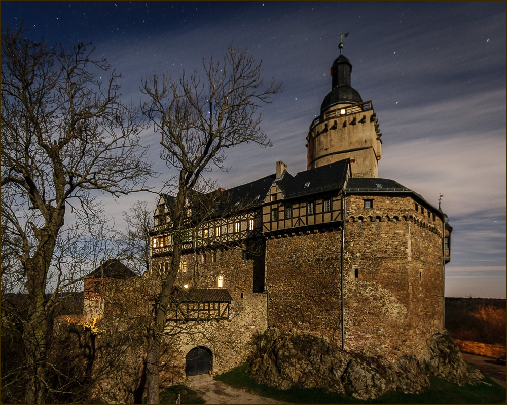 Burg Falkenstein im Harz Foto & Bild  architektur, architektur bei nacht, nachtaufnahmen Bilder 