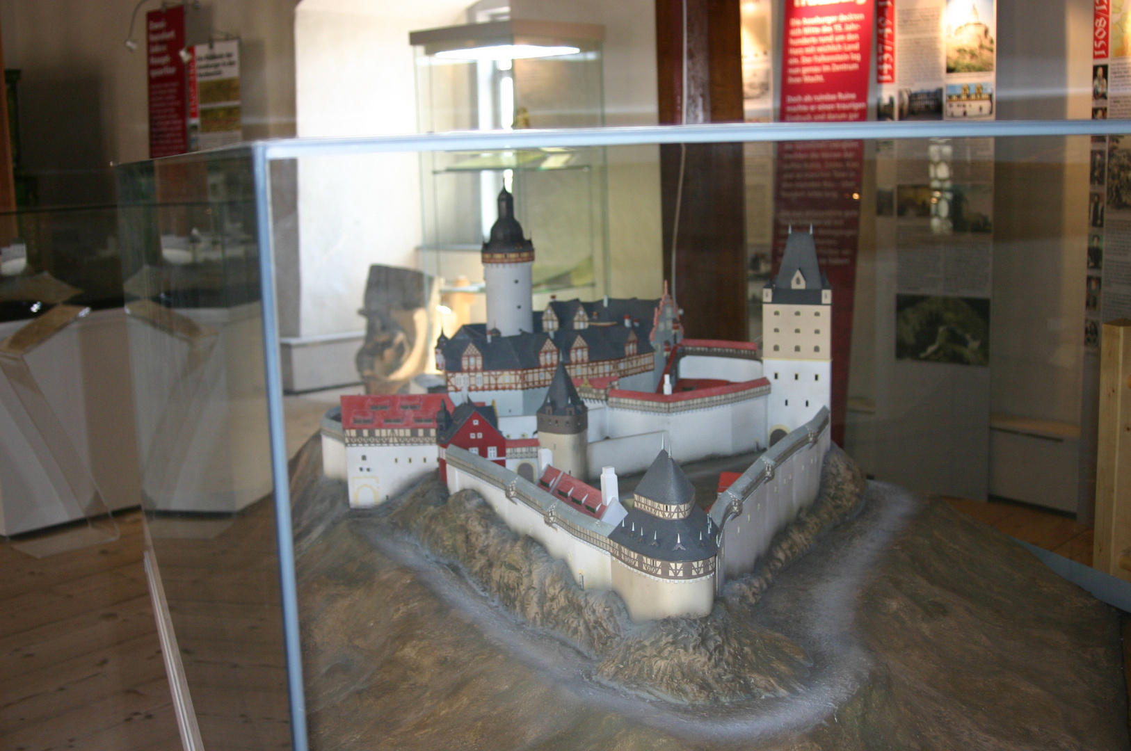 Burg Falkenstein im Harz - Modell