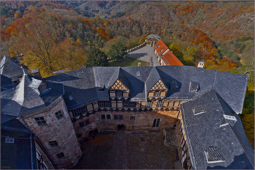 Burg Falkenstein Innenhof Foto & Bild architektur, schlösser & burgen