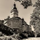 Burg Falkenstein schwarz-weiss