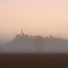 Burg Felsberg im Nebel