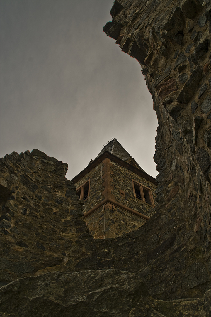 Burg Frankenstein im März 2011