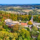 Burg Frankenstein mit Blick in den Odenwald u. Nieder-Beerbach