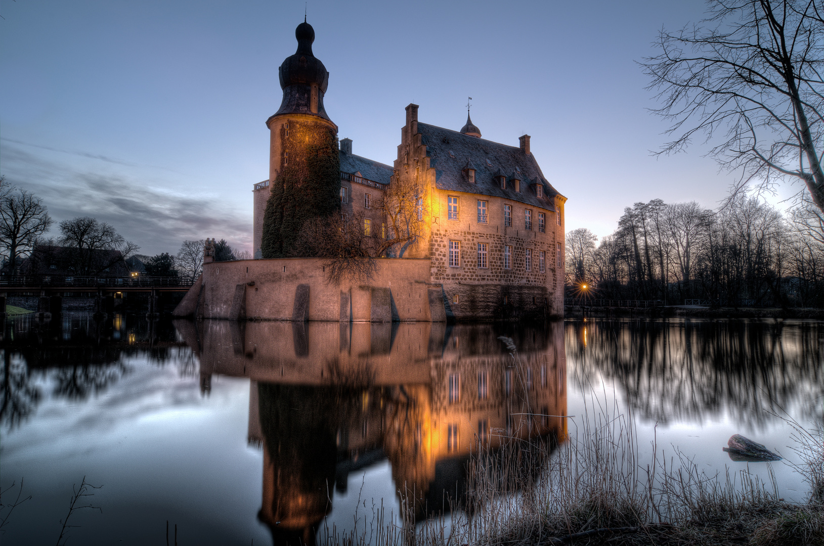 Burg Gemen im Abendlicht 2