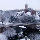 Burg Giebichenstein in Halle im Winter 2013