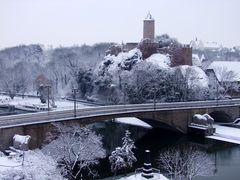 Burg Giebichenstein in Halle im Winter 2013