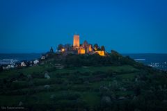 Burg Gleiberg erleuchtet 