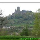 Burg Gleiberg von der Rückseite ausgesehen