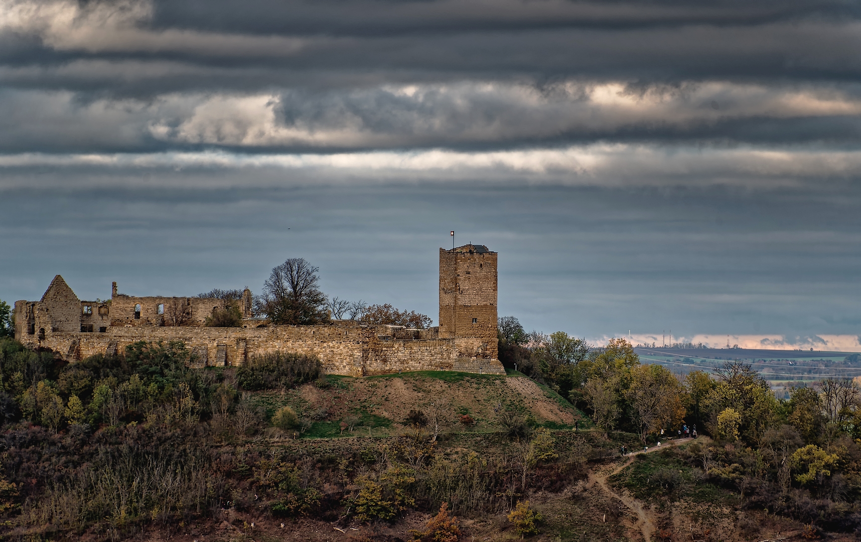 ... Burg Gleichen-Blick ...