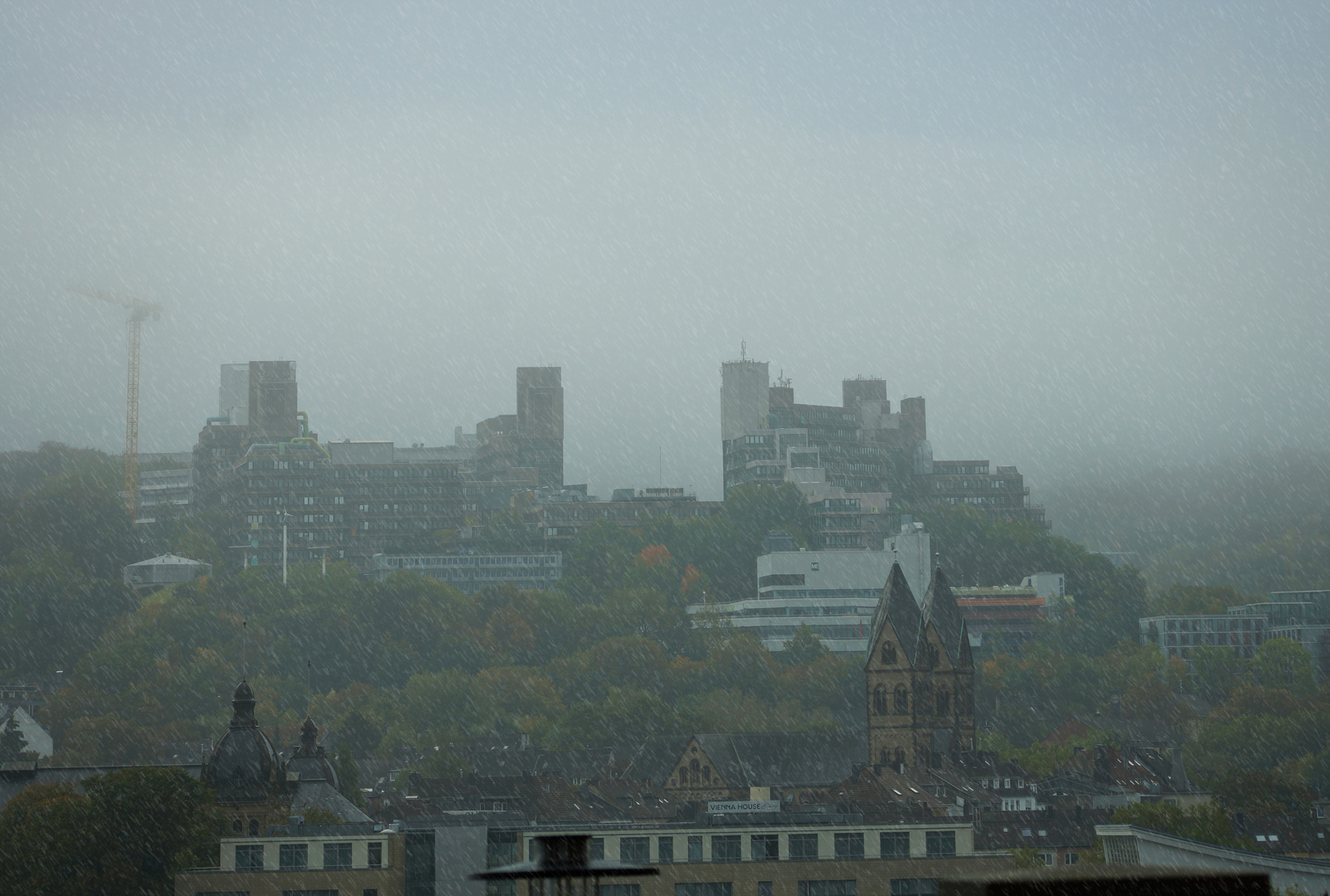 Burg Griflenberg im Regen