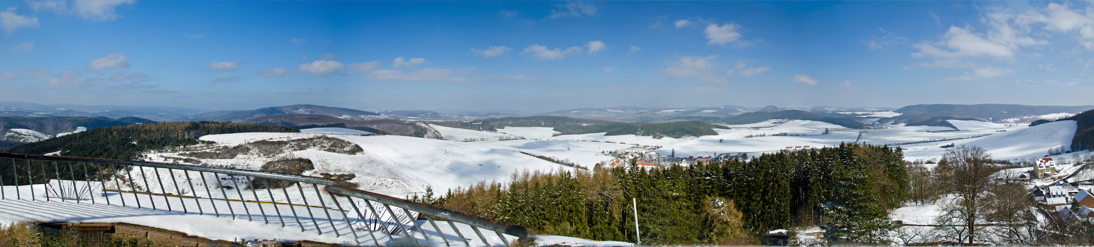 Burg Hanstein - tolle Aussicht