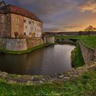 Burg Heldrungen im Abendlicht