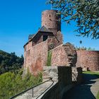 Burg Hengebach Burgmauer