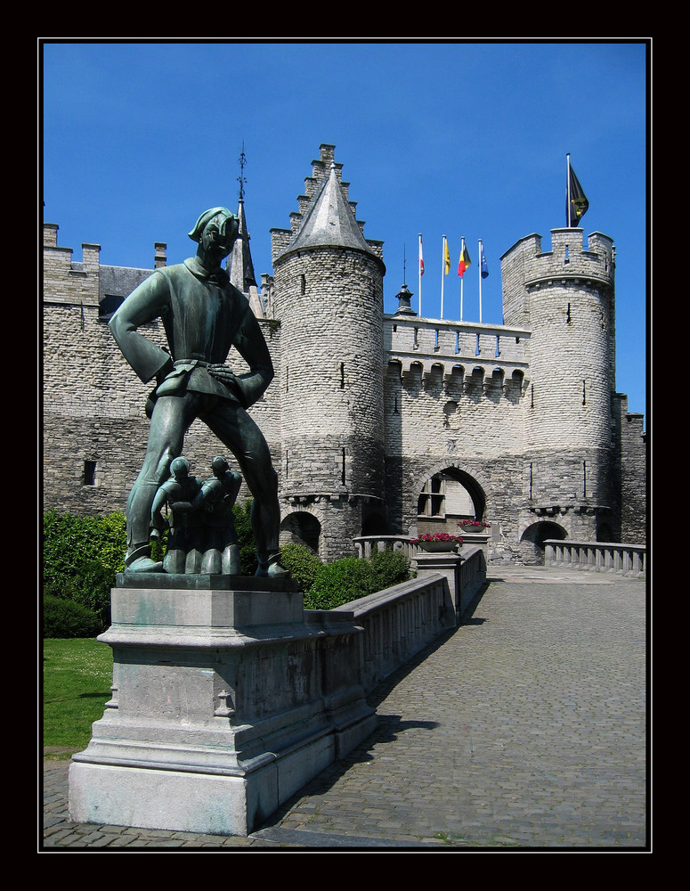 Burg "Het Steen" Antwerpen / Belgien