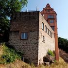 Burg Hirschhorn Seitenansicht