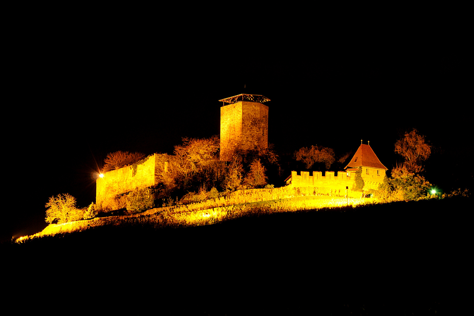 Burg Hohenbeilstein Blick aus dem Osten