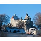 Burg Hohenstein, bei eisigem Frost