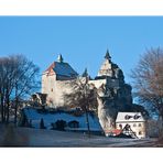 Burg Hohenstein, bei eisigem Frost