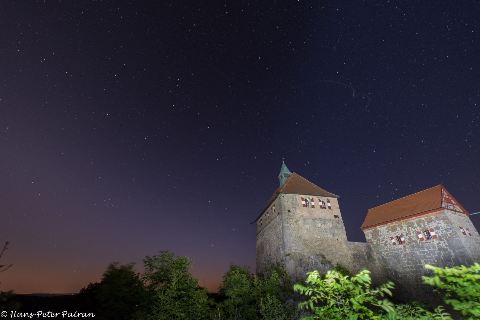 Burg Hohenstein unter den Sternenhimmel - II