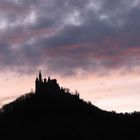 Burg Hohenzoller am frühen Morgen