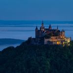 Burg Hohenzollern am frühen Morgen