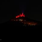 Burg Hohenzollern bei Nacht