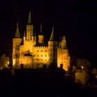 Burg Hohenzollern bei Nacht