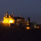 Burg Hohenzollern bei Nacht