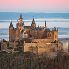 Burg Hohenzollern bei Sonnenaufgang