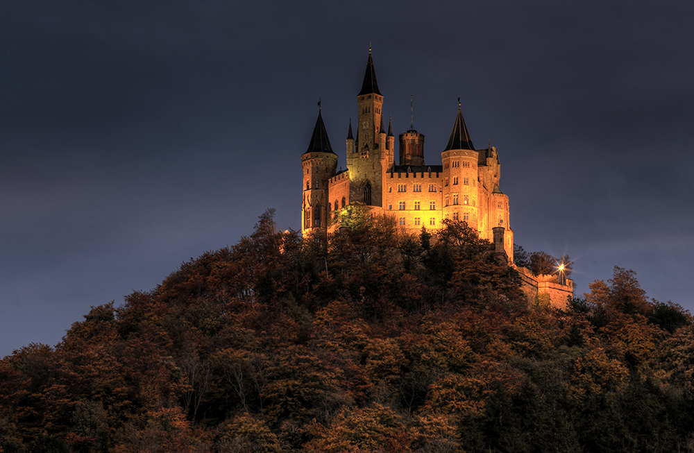 Burg Hohenzollern Blaue Stunde 2021