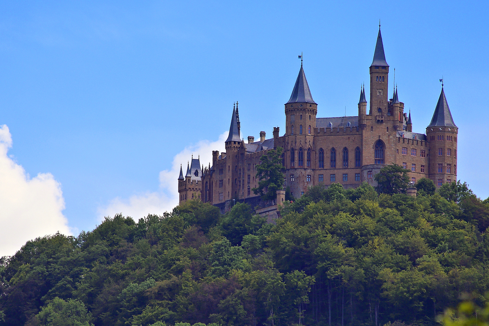 Burg Hohenzollern Foto & Bild world, wald, bäume Bilder auf