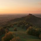 Burg Hohenzollern im Abendlicht