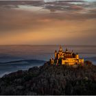 Burg Hohenzollern im Morgenlicht