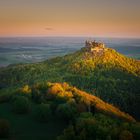 Burg Hohenzollern im Morgenlicht