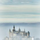 Burg Hohenzollern im Nebel