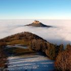 Burg Hohenzollern im Nebelkleid